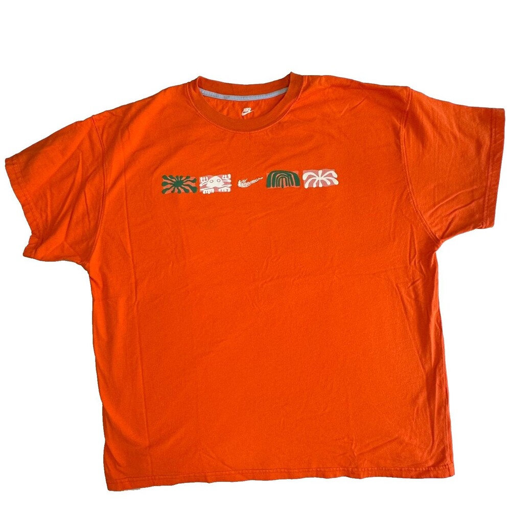 Nike Spring Break Tee Jimmy Jazz Embroidered Orange Size XL Men's